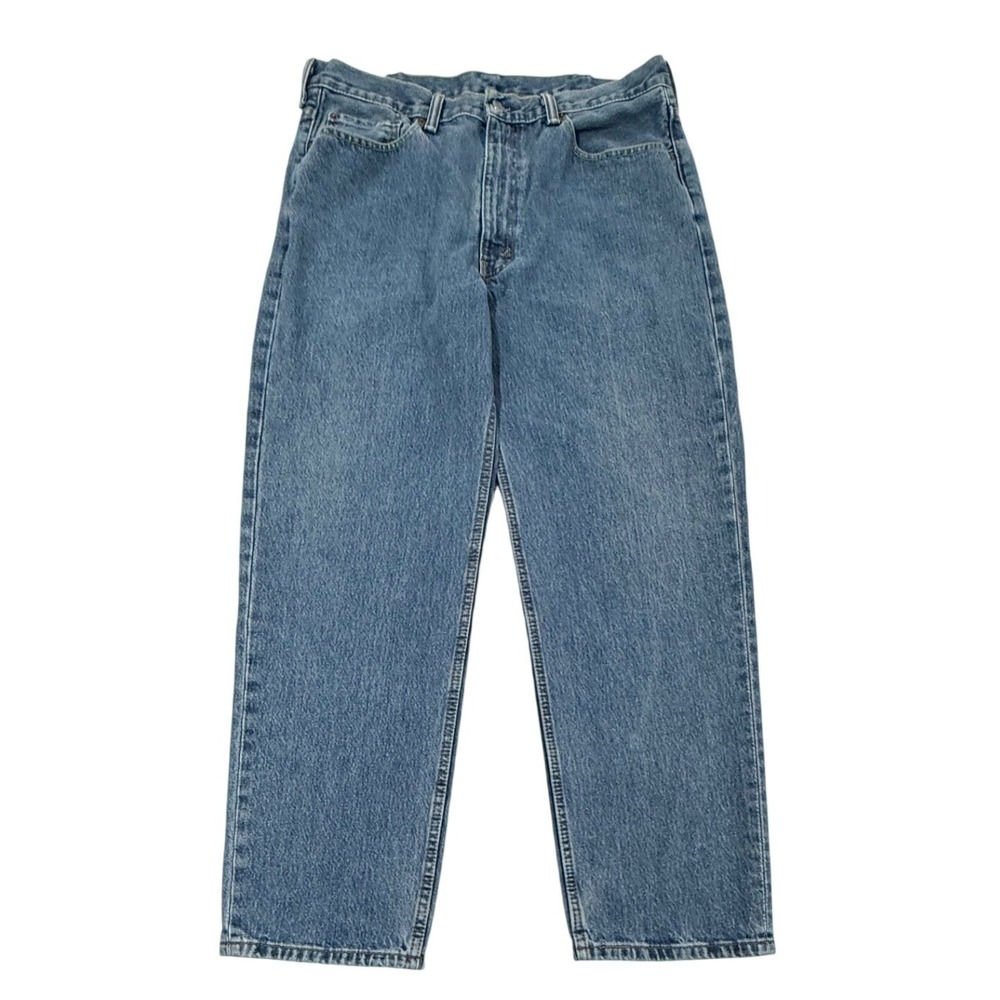 Levis 550 Relaxed Fit Tapered Leg Mens Jeans 38x32 Medium Wash Blue M136 - Picture 2 of 10